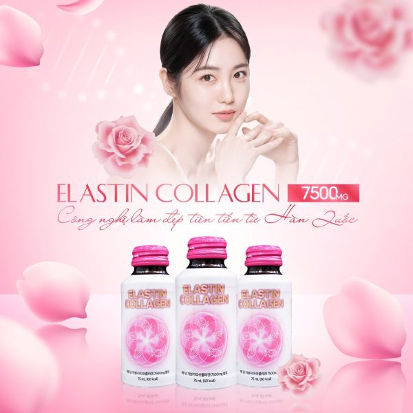 Nước uống Elastin Collagen 7500mg Hàn Quốc: Bí quyết cho làn da không tuổi