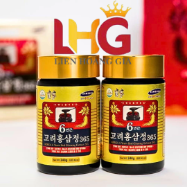 Cao Hồng Sâm 365 Hàn Quốc Hộp 2 Lọ x 240g