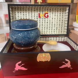 Cao hồng sâm hũ đôi Achimadang Hàn Quốc hộp gỗ