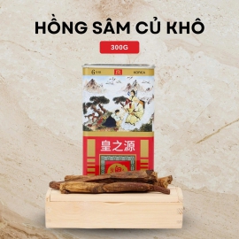 Hồng Sâm Củ Khô 300g Hàn Quốc: Tinh Hoa Sâm 6 Năm Tuổi Thượng Hạng