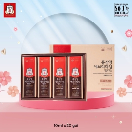 Tinh Chất Hồng Sâm KGC Everytime Balance 10mL x 20 Gói: Liệu Trình 20 Ngày Sức Khỏe Toàn Diện