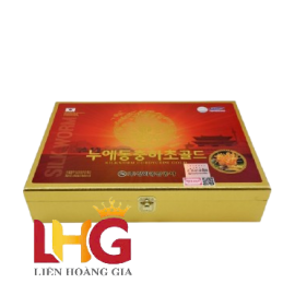 Nước Đông Trùng Hạ Thảo GOLD KING Hàn Quốc Hộp Gỗ Vàng 60 Gói – Tăng Cường Sức Khỏe Toàn Diện