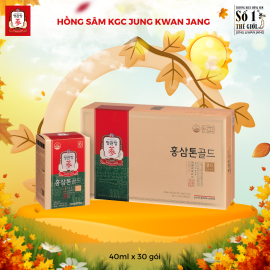 Nước Hồng Sâm Pha Sẵn KGC Tonic Gold 40 ml x 30 Gói