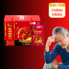 Nước Hồng Sâm Nhung Hươu Dành Cho Người Cao Tuổi Hàn Quốc KSun Nonghyup Hộp 20 Gói x 70ml