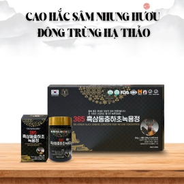 Cao Hắc Sâm Nhung Hươu Đông Trùng Hạ Thảo 365: Tinh Hoa Tứ Đại Danh Dược