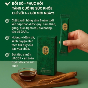 Hồng Sâm 6 Năm Tuổi Kim Red Ginseng – Bồi Bổ Sức Khỏe Cho Người Lớn Tuổi