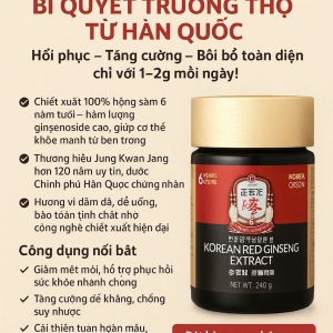 Báo Hiếu Trung Thu – Cao Hồng Sâm KGC 240g Chính Hãng