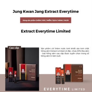 KGC EveryTime Original: Địa Chỉ Vàng Mua Tinh Chất Hồng Sâm 6 Năm Tuổi Tinh Khiết