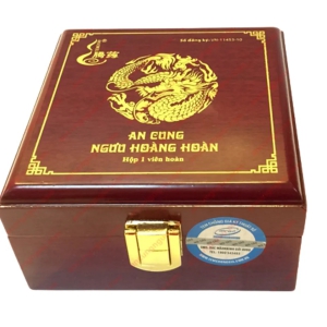 An Cung Ngưu Hoàng Hoàn Đông Á Hộp Gỗ – Giải Nhiệt, Thanh Lọc, Hỗ Trợ Tuần Hoàn Máu Hiệu Quả