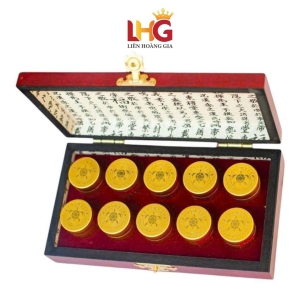 An Cung Ngưu Hoàng Thanh Tâm Korea Woohwang Cheongsimwon – Hộp Gỗ 10 Viên, Ổn Định Huyết Áp & Phòng Ngừa Tai Biến