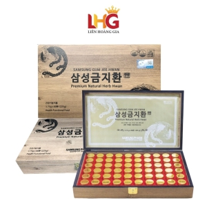 An Cung Ngưu Hoàng Hoàn Samsung Gum Jee Hwan Hộp Gỗ 60 Viên – Phòng Ngừa Tai Biến, Cải Thiện Trí Nhớ