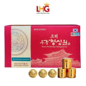 An Cung Woohwang Cheongsimwon BIO APGOLD – Hộp Giấy 10 Viên, Bảo Vệ Tim Mạch & Não Bộ