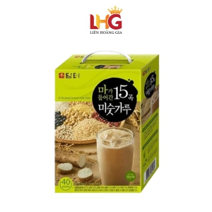 Bột Ngũ Cốc 15 Loại Hạt Damtuh Hàn Quốc (Hộp 40 Gói x 20g) - Bổ sung dinh dưỡng đa tầng, hỗ trợ tim mạch và lợi sữa cho mẹ bầu.