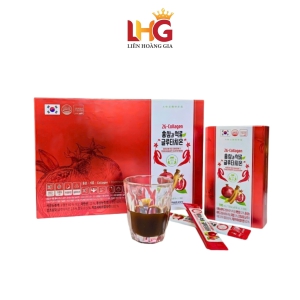 Collagen Hồng Sâm Lựu Glutathione Daedong (Hộp 30 Gói x 10ml) - Giải pháp dưỡng nhan tầng sâu, dưỡng trắng da, mờ thâm nám và điều hòa nội tiết tố nữ.