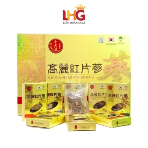 Hồng Sâm Thái Lát Daedong (Hộp 10 Hộp Giấy x 20g) - Nhân sâm 6 năm tuổi nguyên chất giúp tăng cường sinh lực, giảm mệt mỏi và bảo vệ sức khỏe toàn diện.