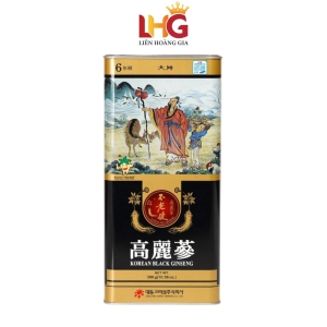 Hắc Sâm Củ Khô Daedong Loại hộp thiếc 300gr ( 11-20 củ ) – Cao cấp trải qua 9 lần hấp sấy giúp tăng sinh lý, phát triển trí não, bồi bổ nguyên khí và điều hòa đường huyết.