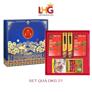 Set Quà Tết DKG.21 Cao Cấp – Kiệt Tác Thái Cực Sâm & Hồng Sâm Hoàng Gia