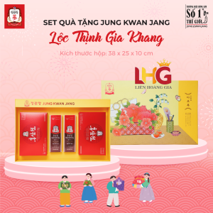 Hộp Quà Lộc Thịnh Gia Khang KGC Hàn Quốc – Quà Tặng Sức Khỏe Cao Cấp, Sang Trọng