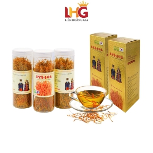 Đông trùng hạ thảo Militaris Hoàng Gia (100g/lọ) chiết xuất 100% nấm hữu cơ nhập khẩu Hàn Quốc giúp đại bổ cơ thể, ích phế bổ thận và nâng cao miễn dịch.