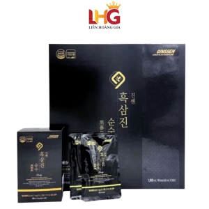 Nước Hắc Sâm Nguyên Chất 100% Daedong Hộp 30 gói 60ml – Trải qua 9 lần hấp sấy công phu giúp chống oxy hóa, kháng viêm, tăng sinh lý.