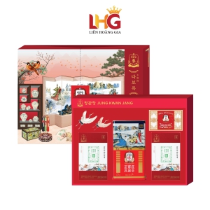 Hộp Quà Thọ Phúc Khang Ninh KGC Hàn Quốc – Tinh Hoa Nhân Sâm Chính Phủ, Gửi Trao Lời Chúc Tứ Đức Viên Mãn