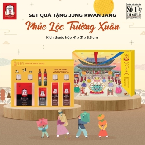 KGC Jung Kwan Jang Phúc Lộc Trường Xuân: Bộ Quà Tặng Hồng Sâm Cao Cấp, Vạn Sự Như Ý