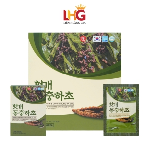 Nước Mát Gan Đông Trùng Hovenia Dulcis Gold (Hộp 30 Gói x 50ml) - Giải Pháp Thải Độc Toàn Diện