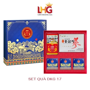 Set Quà Tết DKG.17 Cao Cấp – Kiệt Tác Quà Biếu Sức Khỏe & Thưởng Trà Hoàng Cung
