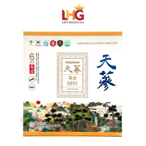 Nước Hắc Sâm Đông Trùng Ginseng King (Hộp 60 Gói x 50ml) – Tuyệt Phẩm Bồi Bổ Sức Khỏe