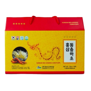 Nước Hồng Sâm Đông Trùng Hạ Thảo DAESAN 20 gói 70ml – Tăng Cường Sức Khỏe, Quà Biếu Cao Cấp