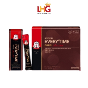 Tinh Chất Hồng Sâm Pha Sẵn KGC Everytime Limited: Tinh Hoa Địa Sâm Dạng Gói Độc Quyền