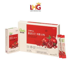 Nước Hồng Sâm KGC Goodbase Lựu Đỏ 10ml x 30 Gói – Cân Bằng Nội Tiết & Tăng Đề Kháng
