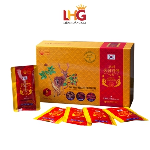 Nước Hồng Sâm Nhung Hươu Daedong (Hộp 30 Gói x 70ml) - Ích khí bổ huyết, tăng cường hệ miễn dịch và ổn định huyết áp toàn diện.