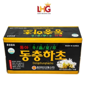 Nước Uống Đông Trùng Hạ Thảo DongA Hàn Quốc (Hộp 10 Chai) – Tăng Cường Miễn Dịch & Bảo Vệ Tim Mạch