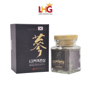 Hắc Sâm Củ Khô Thái Lát Daedong Korean Black Ginseng (1 lọ x 75gr) – Giúp bồi bổ cơ thể và tăng cường đề kháng