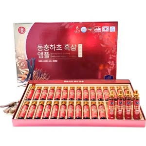 Tinh Chất Hắc Sâm Đông Trùng Ginseng King 30 Ống x 20ml – Bồi Bổ Sức Khỏe Toàn Diện