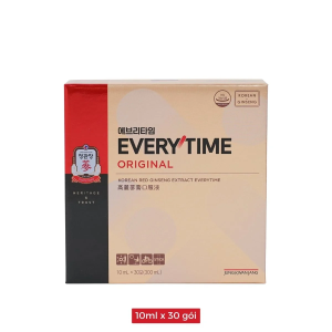 Tinh Chất Hồng Sâm Pha Sẵn KGC EveryTime Original: Năng Lượng Hồng Sâm 6 Năm Tuổi Tinh Khiết