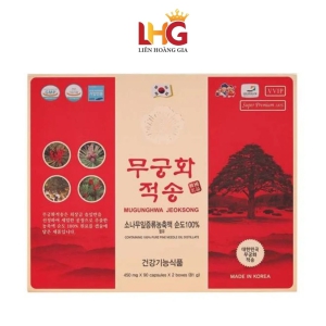 Tinh Dầu Thông Đỏ Chính Phủ Mugunghwa Jeoksong (180 Viên) – Đỉnh Cao Thanh Lọc Mạch Máu