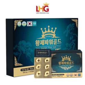 Tinh Dầu Thông Đỏ Hoàng Đế Hwangje Power Gold (120 Viên x 500mg) – Bí Quyết Thanh Lọc Huyết Mạch Thượng Hạng