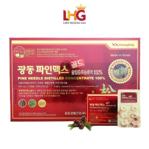 Tinh Dầu Thông Đỏ Kwangdong (120 Viên) – Giải Pháp Vàng Giảm Mỡ Máu & Ổn Định Huyết Áp