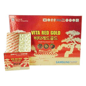 Tinh Dầu Thông Đỏ Vita Red Gold 120 Viên Chính Hãng Hàn Quốc - 