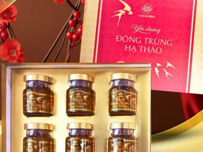 Yến Chưng Đông Trùng Hạ Thảo Hộp 6 Lọ: Quà Trung Thu Đẳng Cấp, Tuyên Ngôn Sức Khỏe Vàng