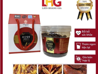 Hồng Sâm Cắt Lát Tẩm Mật Ong Hộp 200 Gram Sobaek Hàn Quốc – Món Quà Sức Khỏe Cao Cấp Từ Thiên Nhiên