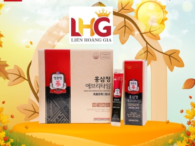 Tinh Chất Hồng Sâm Pha Sẵn KGC Everytime Original 10ml x 30 Gói – Bí Quyết Duy Trì Sức Khỏe Toàn Diện