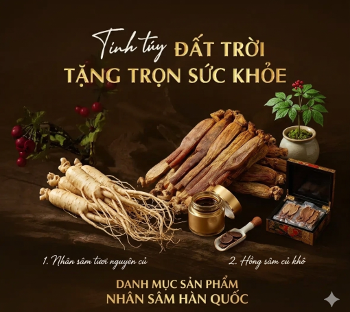 Các bộ combo quà tặng sức khỏe hồng sâm, yến sào sang trọng dịp lễ 30/4 và 1/5.