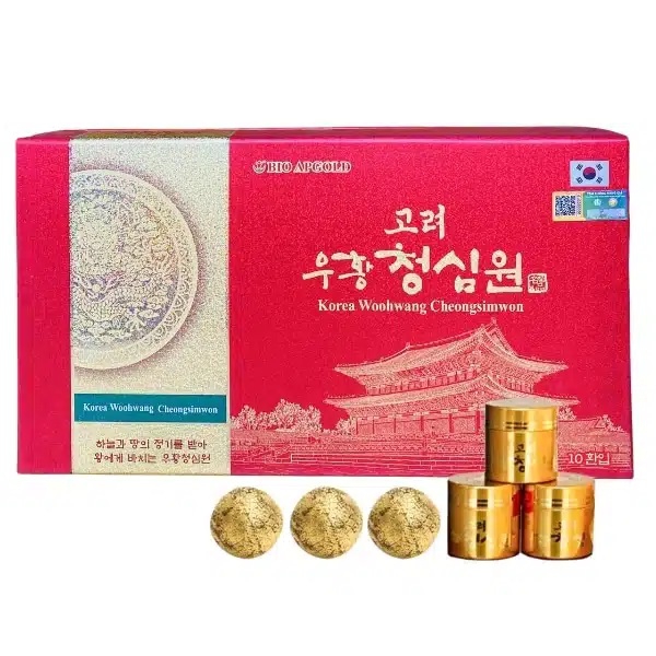 An Cung Woohwang Cheongsimwon Hộp Giấy – BIO APGOLD | Hỗ Trợ Tim Mạch & Tuần Hoàn Não