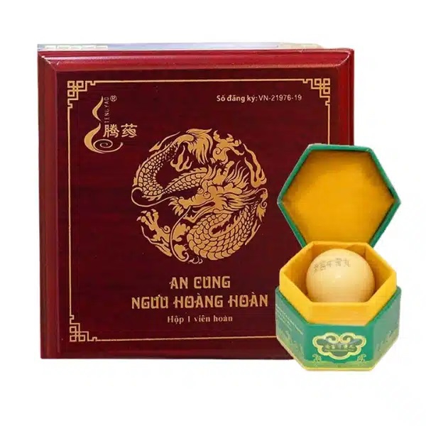 An Cung Ngưu Hoàng Hoàn Đông Á Hộp Gỗ – Giải Nhiệt, Thanh Lọc, Hỗ Trợ Tuần Hoàn Máu Hiệu Quả