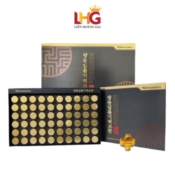 An Cung Ngưu Hoàng Hoàn Hộp Đen Kwangdong – 60 Viên Nội Địa Hàn Quốc, Phòng Ngừa Đột Quỵ