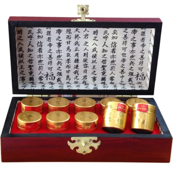 An Cung Ngưu Hoàng Thanh Tâm Korea Hộp Gỗ 10 Viên Chính Hãng Hàn Quốc