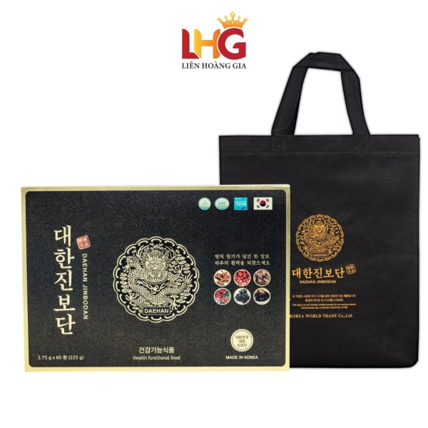 An Cung Rồng Vàng Daehan Jinbodan Hộp 60 Viên Chính Hãng Hàn Quốc